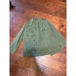 1959 Vintage Authentic Dutch Army Men's Jacket - Sz 88 (XS US Size)